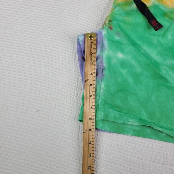 Gramicci Tie Dye Cotton Size M Festival Hippie Pockets Belted Unisex - Picture 5 of 10